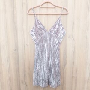 Francescas Womens‎ Velvet Mini Dress Size M Pink Babydoll Y2K Party Coquette